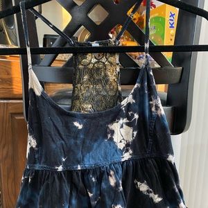 Tie dye crop top tank!